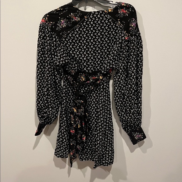 FREE PEOPLE Wonderland Mini Dress in Black - Picture 13 of 15